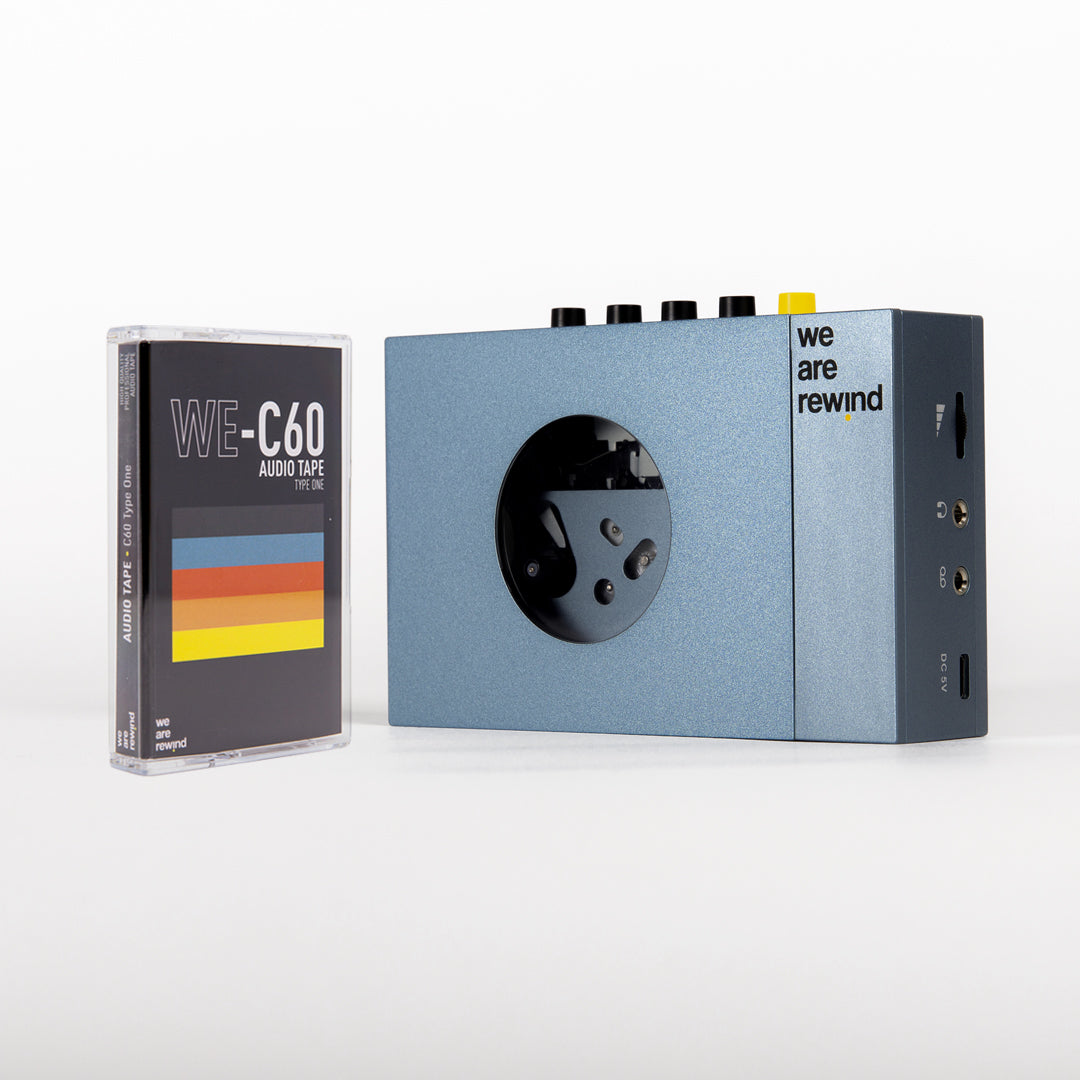 We Are Rewind: Portable Cassette Player w/ Bluetooth —